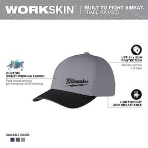 Small/Medium Dark Gray WORKSKIN Fitted Hat