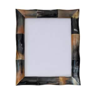 8 x 10 Multi-Colored Pieced Horn Picture Frame