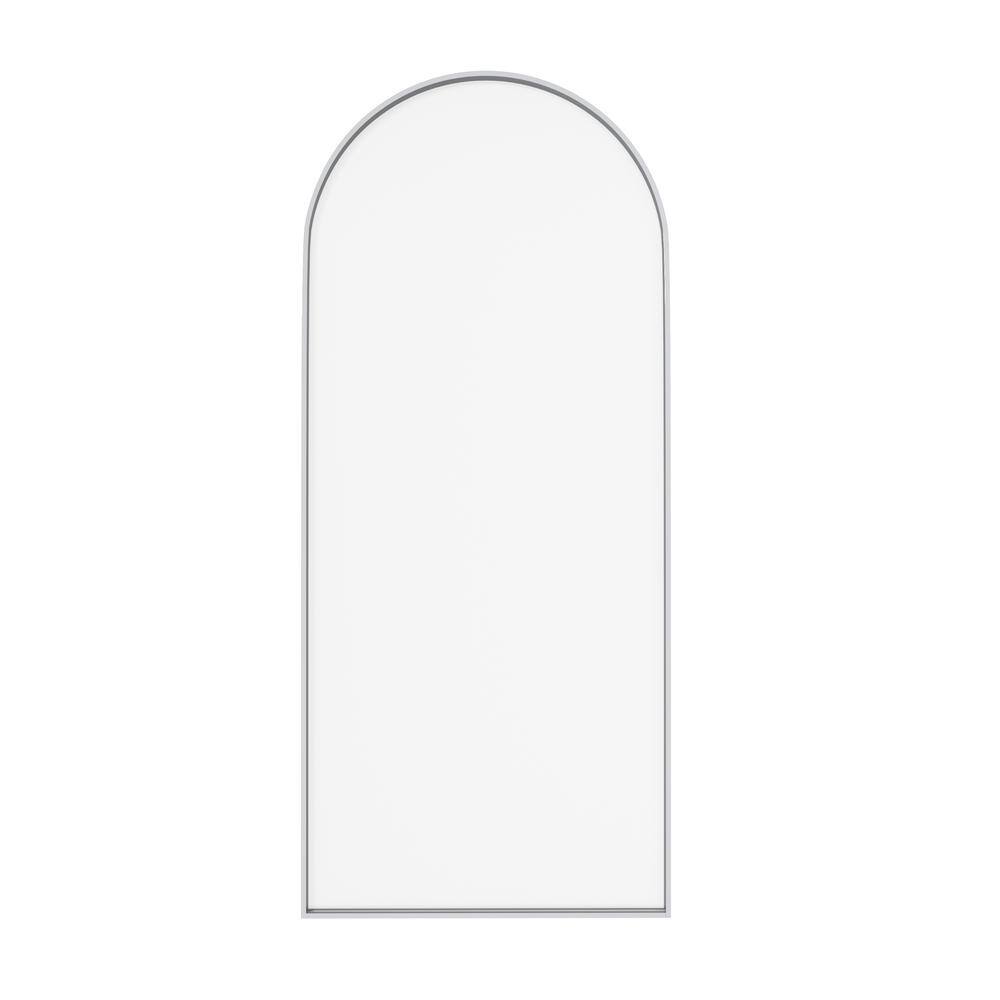34 in. W x 78 in. H Framed Fixed Shower Door Arched Shower Door in Brushed Nickel with 3/8 in. (10mm) Clear Glass price history on PriceWatchPro
