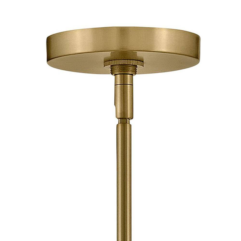 Lacquered Brass 10-Light Sputnik Chandelier with LED Bulbs