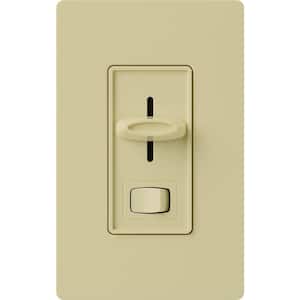 Skylark Dimmer Switch, with Preset, 1000-Watt Incandescent/Single-Pole or 3-Way, Ivory (S-103P-IV)