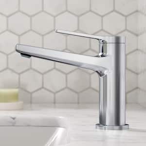 Indy Single Hole Single-Handle Bathroom Faucet with Pop-Up Drain with Overflow in Chrome