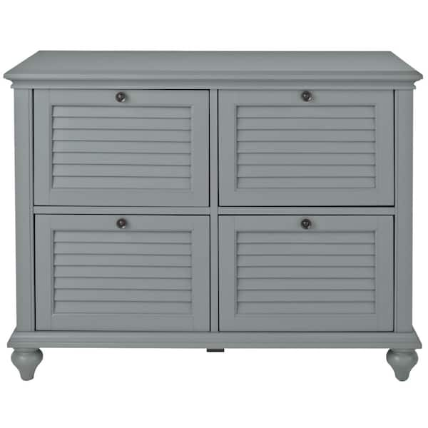 Home Decorators Collection Hamilton Grey 4-Drawer File Cabinet