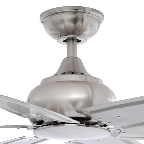 Fenceham 84 in. Brushed Nickel Ceiling Fan with Remote Control