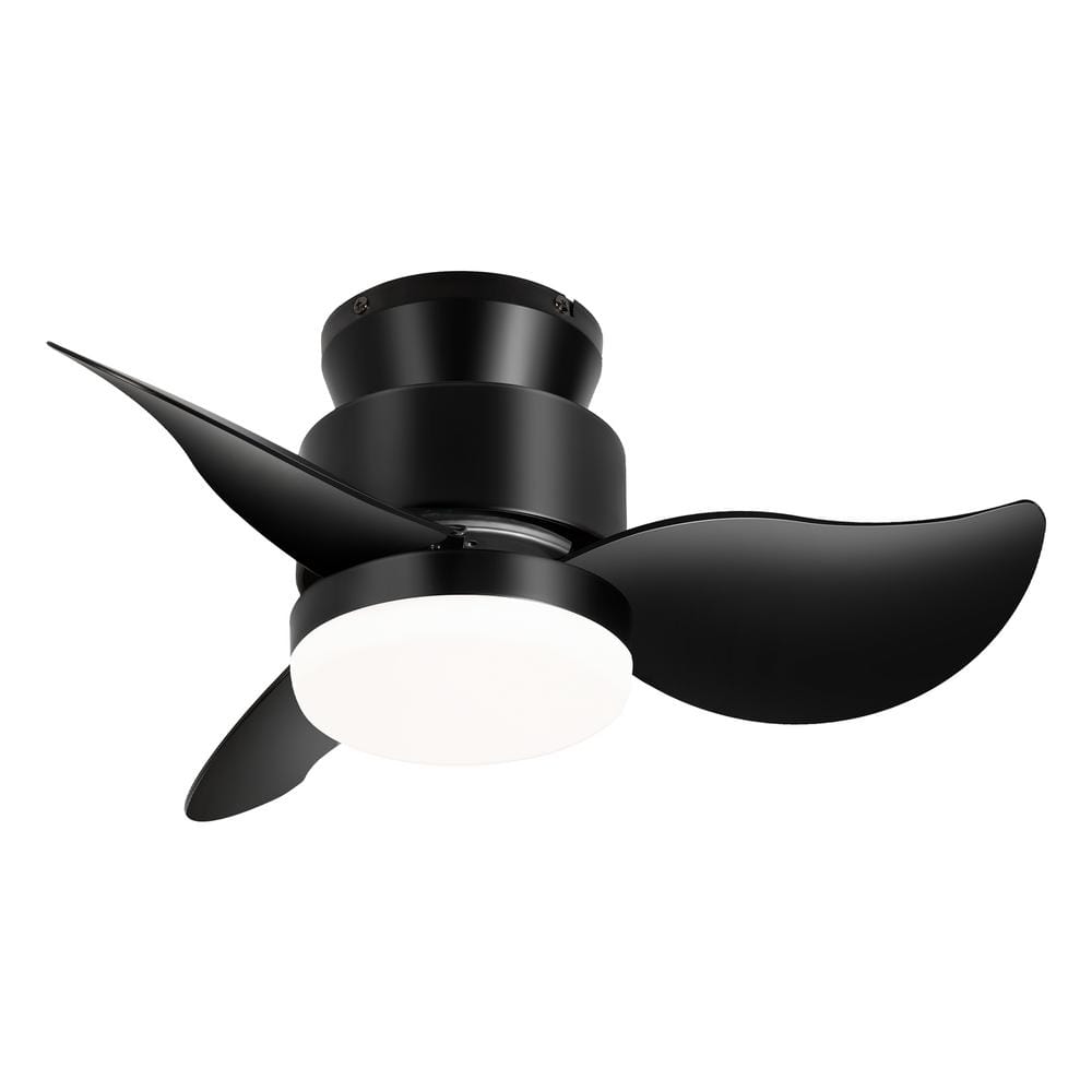 Breezary Tracy II 22 in. Integrated LED Indoor Black Small