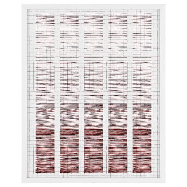SAFAVIEH Vanishing Point Framed Mixed Media Abstract Wall Art 4 in. x 19 in.