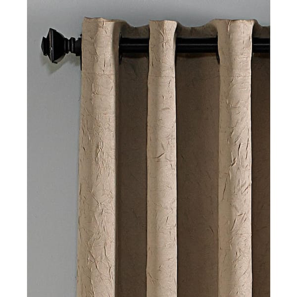 L Grommet Curtain Panel In Taupe, Taupe Curtain Panels