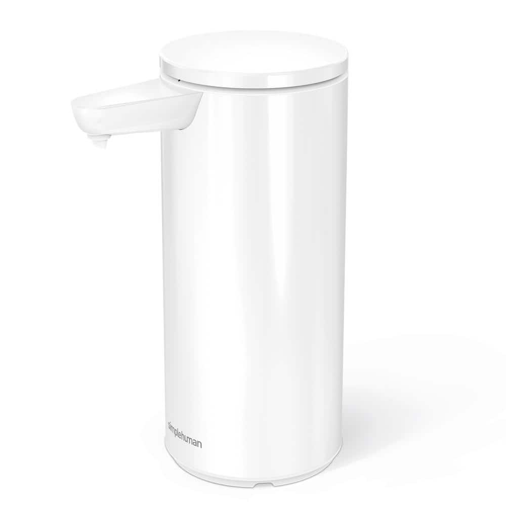 9 oz. Touch-Free Rechargeable Sensor Pump, White Steel