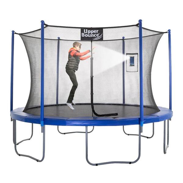 Upper Bounce Trampoline Safety Enclosure Replacement Net - 10-ft - Inside  Model - For 8 Poles/4 Arches - Tech Pocket - Aqua