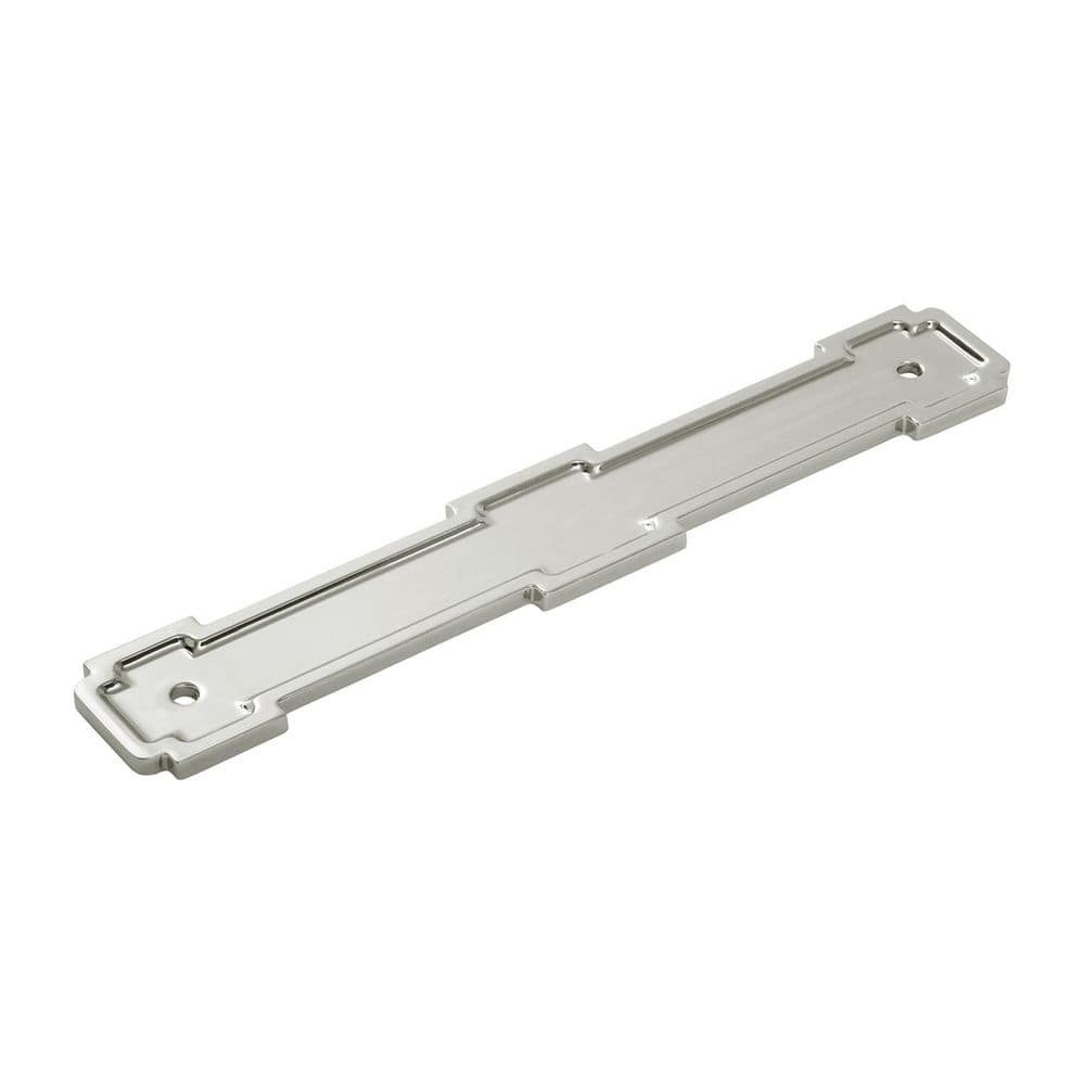 Coventry Collection Pull Backplate 6-5/16 Inch (160mm) Center to Center Polished Nickel Finish Cabinet Backplate price history on PriceWatchPro