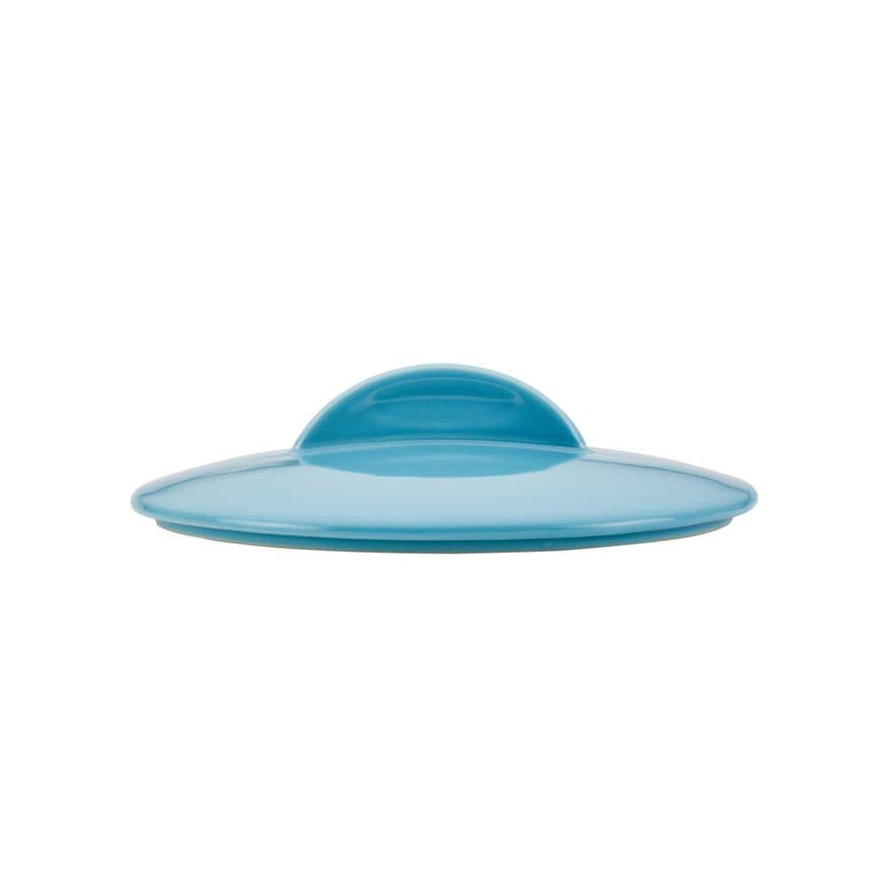 Agave Blue Ceramic Round Casserole Dish Set with Shared Lid