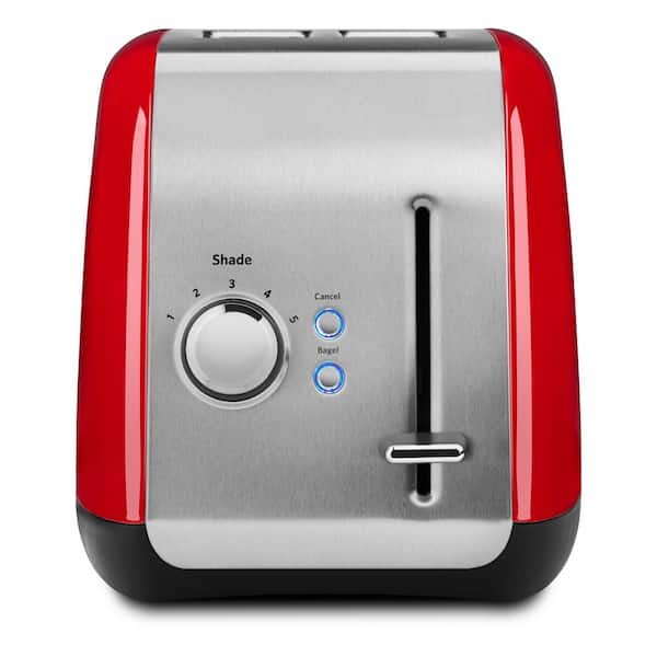 2 Slice Long Slot Toaster with High-Lift Lever Empire Red