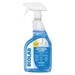 32 oz. Ammonia-Free Pro Glass Cleaner and Multi-Surface Cleaner Spray Bottle for Windows and Mirrors