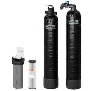 Serene 10 GPM Salt-Free Conditioner, Whole House Water Treatment System and Pleated Sediment Pre-Filter