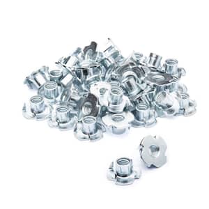 1/4 in.-20 x 7/16 in. Pronged Tee Nut (50-Pack)