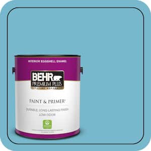 BEHR PREMIUM PLUS 1 gal. #M480-4 Below Zero Satin Enamel Low Odor