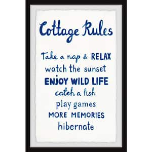 "Enjoy Wild Life" by Marmont Hill Framed Typography Art Print 45 in. x 30 in.