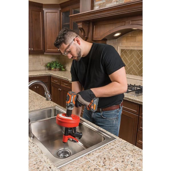 Plumbing Snake 16.4-FT Plumbing Cleaner for Kitchen