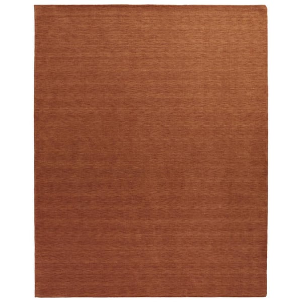 Orange Solid Color 2 ft. x 3 ft. Area Rug