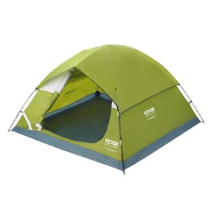 Camping Tent 7 ft. x 7 ft. x 4 ft. Pop Up Tent for 3 Person Easy Set up Waterproof Backpacking Tent with Door and Window