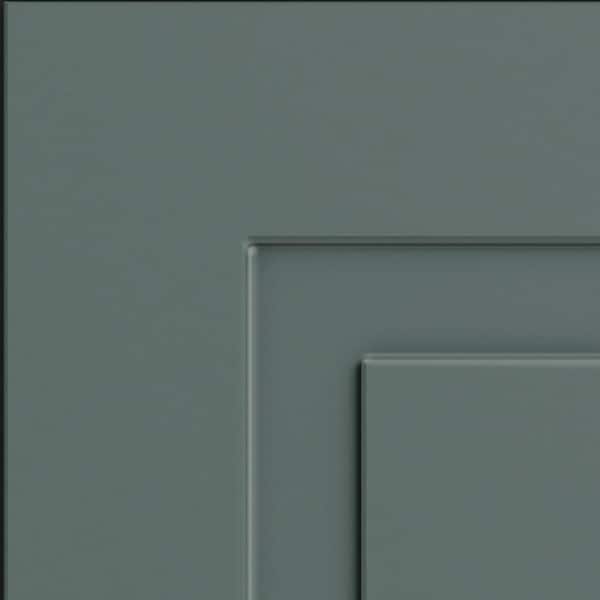 Longwood 7.5 in. W x 0.75 in. D x 7.5 in. H. Verdant Green Door Sample