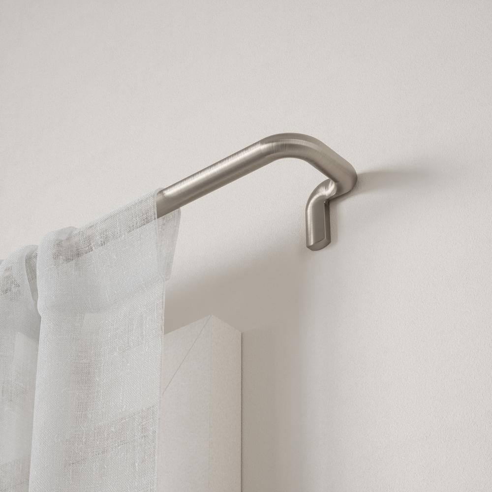 Matte Nickel 66-144" Adjustable Blackout Curtain Rod