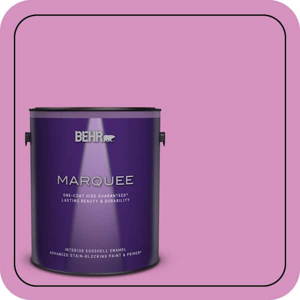 BEHR MARQUEE 1 gal. #680B-4 Pressed Flower Eggshell Enamel Interior Paint & Primer