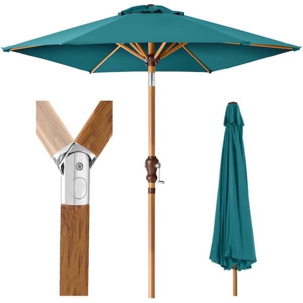 11-ft greige solar powered crank cantilever patio umbrella with base SimplyShade 10-ft Aluminum Greige Crank Cantilever Patio Umbrella with  Lights and Base at Lowes.com