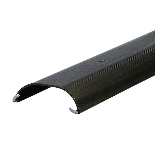 High Dome Top 4 in. x 30 in. Bronze Aluminum Threshold