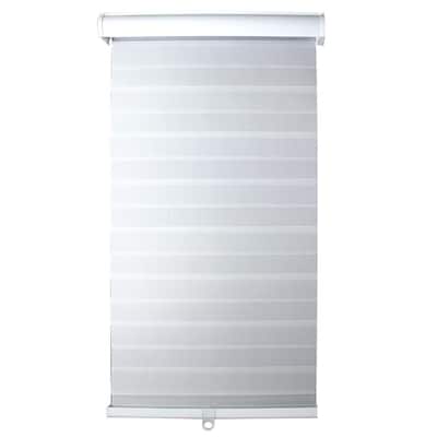 Light Filtering White 24 in. x 72 in. Cordless Sheer Shade