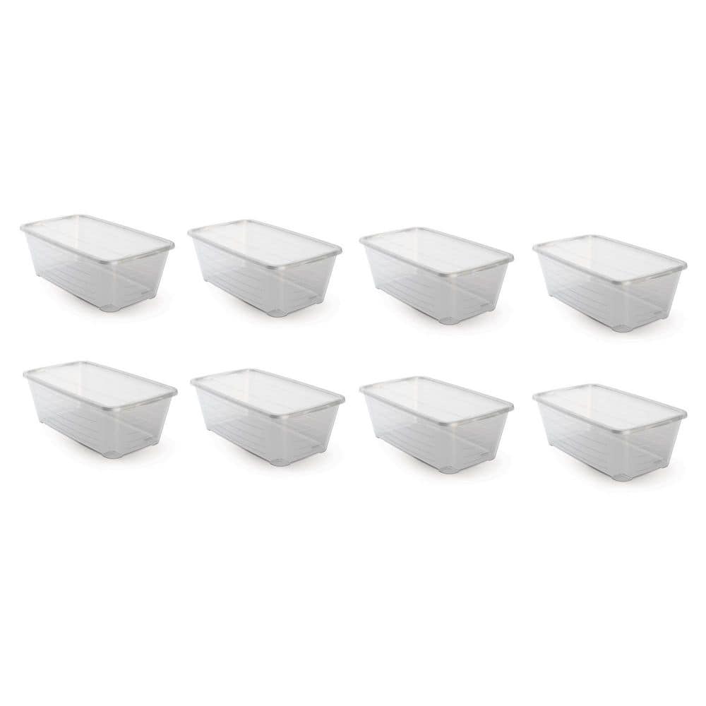 8-Pair Clear Plastic Shoe Boxes price history on PriceWatchPro