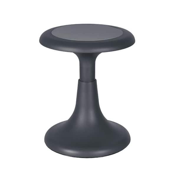 Regency Glow 17 in. Grey Wobble Stool