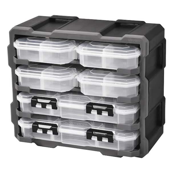 Husky 38-Compartment Rack with 6 Small Parts Organizer