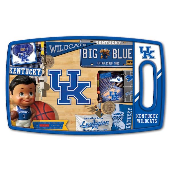 YouTheFan NCAA Kentucky Wildcats Retro Series Polypropyene Cutting Board