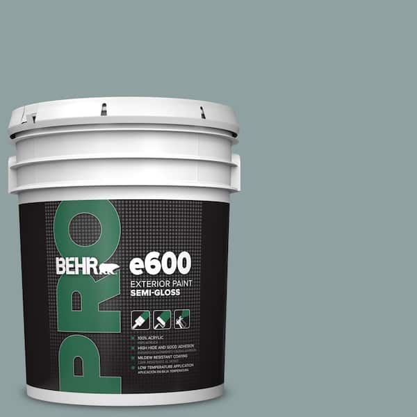 BEHR PRO 5 gal. #N440-4 October Sky Semi-Gloss Exterior Paint