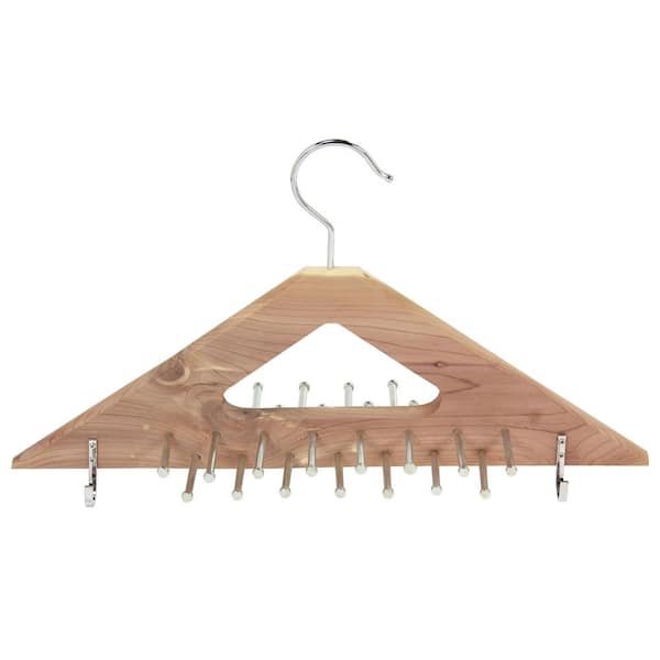Household Essentials 34-Hook Cedar Tie and Belt Hanger