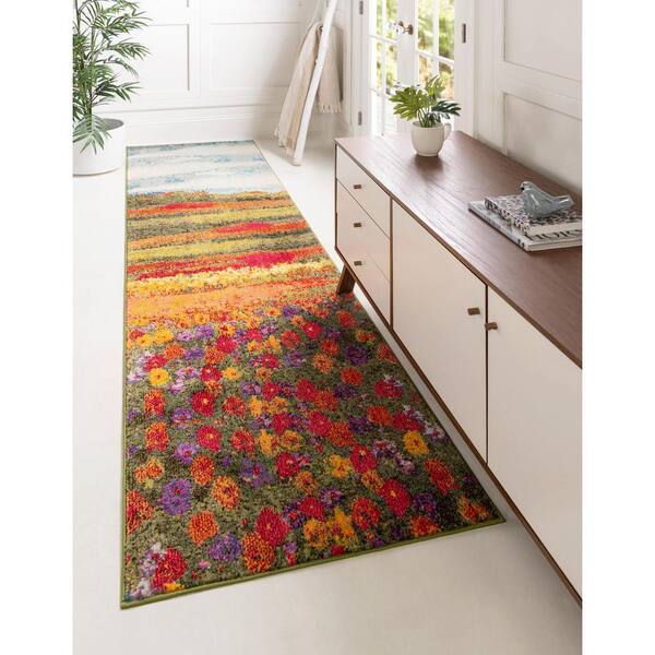 Estrella Landis Multi 2' 7 x 10' 0 Runner Rug