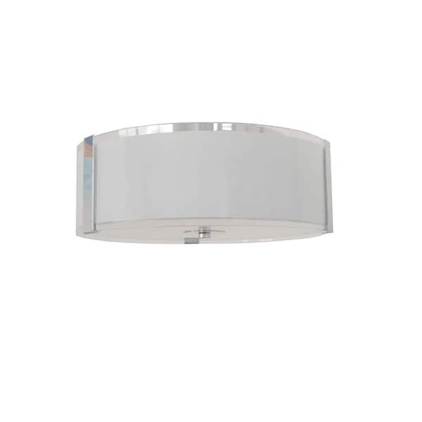 Filament Design 3-Light Chrome Flushmount
