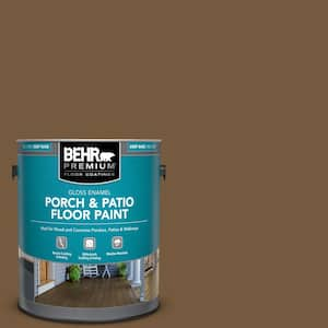 1 gal. #290F-7 Wooden Cabin Gloss Enamel Interior/Exterior Porch and Patio Floor Paint