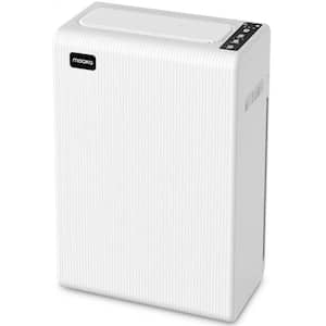 11.6 in. HEPA Air Filter Air Purifiers for Large Room up to 969sq.ft for Pets Hair, Smoke, Dust, Ozone Free - (1-Pack)