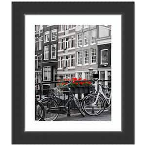 Corvino Black Wood Picture Frame Opening Size 20 x 24 in. (Matted To 16 x 20 in.)