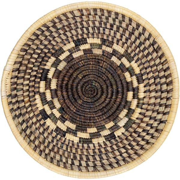 Livabliss Giancarlo Tan/Black 16 in. x 16 in. Wall Hanging