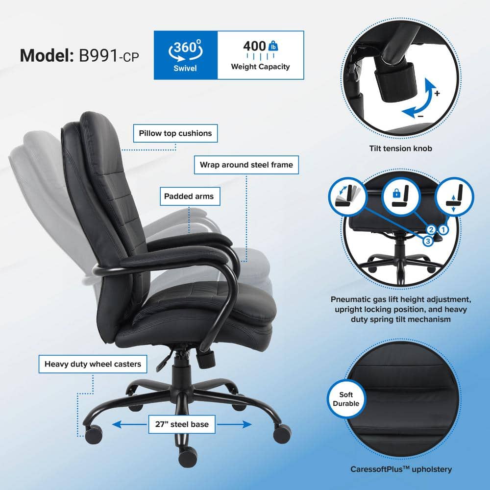 Black Ergonomic High Back Executive Swivel Chair