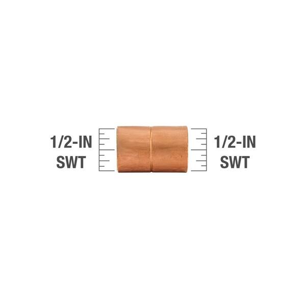 Everbilt 1/2 in. Copper Pressure Cup X MPT Adapter Fitting Pro