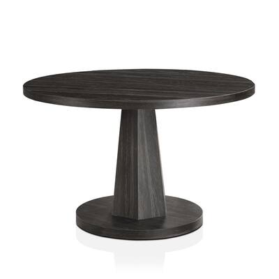 Brentwell 47.5 in. Round Walnut Wood Dining Table (Seats 4)