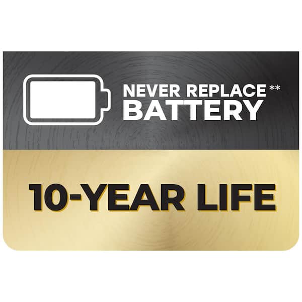 2-Pack 10-Year Battery Combination Smoke and Carbon Monoxide Detector with Voice Alarm and LED Warning Light