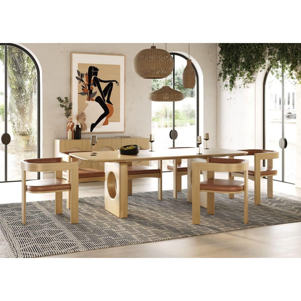 マスターウォール DINING TABLE Tribesigns Dining Table, 70.8