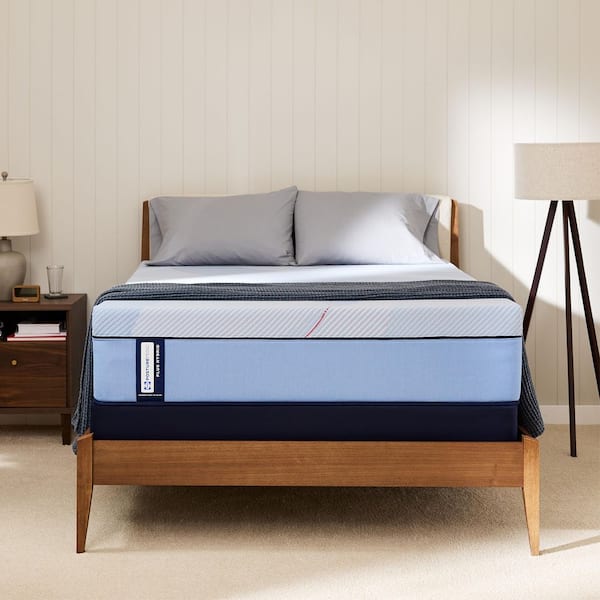 Posturepedic Plus Glenshaw 13 in. California King Soft Hybrid Tight Top Mattress Set with 9 in. Foundation