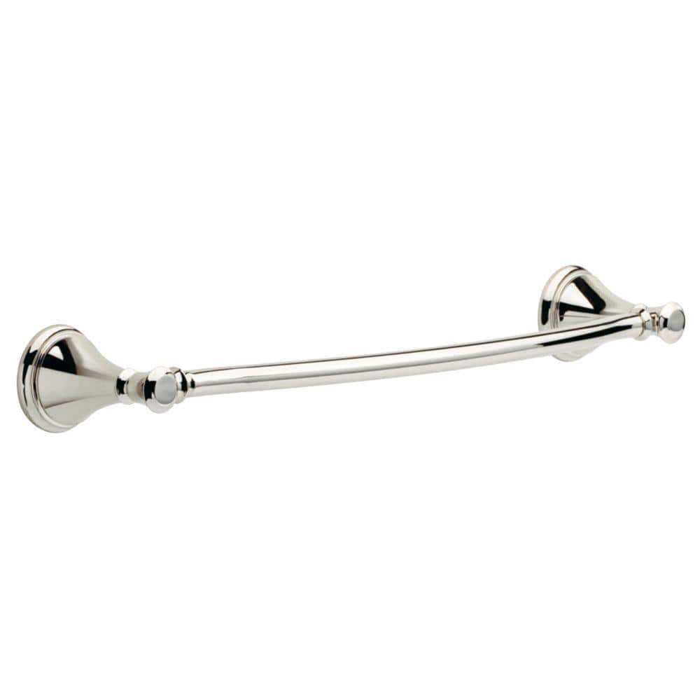 UPC 034449681247 product image for Cassidy 18 in. Wall Mount Towel Bar Bath Hardware Accessory in Polished Nickel | upcitemdb.com