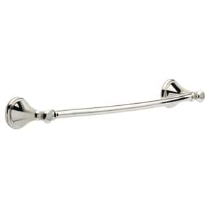 Cassidy 18 in. Wall Mount Towel Bar Bath Hardware Accessory in Polished Nickel
